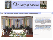 Tablet Screenshot of ourladyoflorettohempstead.org